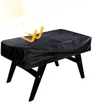football tablecloth,football tablecloth,waterproof windproof 210D for 63x45 inch black rectangle table protector football game table cover patio use e