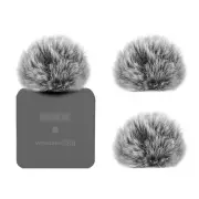 Geekria Furry Windscreen Cover for RODE Wireless GO II (3 Pack)