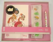 Disney Princess Stationary Gift Set Limited Edition Artline Spirax Pen Journal