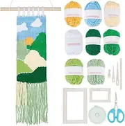 PLIGREAT 2 Sizes Looms Weaving DIY Kit for Beginners Adults Weaving Works Complete Yarn Kit for Knitting DIY Craft Lovers