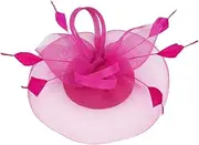 [Didiseaon] Headband for Tea Party Wedding Banquet Lightweight Retro Hat with Artificial Plume Design for Cosplay Performances Special Occasions