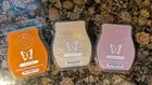 Scentsy 3 Discontinued Wax Bars PALO SANTO ~ AMBER HOLLOW ~ ROSEWOOD & FREESIA