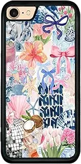 qizjio Collage Aesthetic Phone Case Shockproof Protective Art Coquette Summer Phone Case for iPhone 7/8/SE