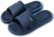 HQSLPS Massage Slippers Acupressure Foot Open Toe Reflexology Sandals Relief Neuropathy Arthritis Plantar Foot Pain Plantar Fasciitis Slippers Women Men Indoor Non-Slip