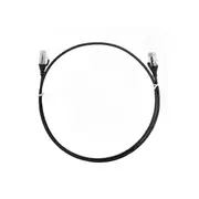 10 Pcs Cat 6 Ultra Thin Lszh Ethernet Network Cable Black