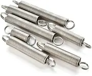 10Pcs Tension Extension Spring 304 Stainless Steel Double Coil Small Springs Wire Dia 0.8mm Outer Dia 6-10mm Length 20-60mm(20 mm,6 mm)