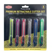 30 x Retractable Knife Cutter Ser Snap Off Steel Blade Utility Box Cutting Tool