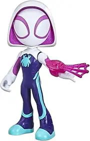 Marvel Spidey and His Amazing Friends Supersized Ghost-Spider Action Figure, Preschool Super Hero Toy, Kids Ages 3 and Up