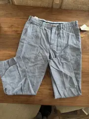 Men’s Brooks Brothers NWT Dress Pants Clark Pattern Baird Minute Irish Linen 38W