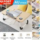 Laptop Stand Table Foldable Desk Computer Study Bed Adjustable Cup Slot Tray AU