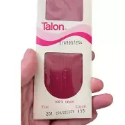 Talon Seam Tape Cranberry #435 3 yards 100% Rayon Hem Tape 1972 Vtg 1/2" Wide