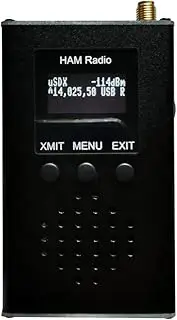Transceivers, 0.5MHz~30MHz uSDX Handheld Portable Transceivers CW AM SSB Tri-Band Mini Radio Amateur Shortwave Transceivers 15 20 40M QRP Transceivers