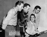 11X14 PHOTO - ELVIS PRESLEY JERRY LEE LEWIS JOHNNY CASH & CARL PERKINS (AA-123)
