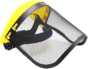 Mesh Protective Face - Mesh Protective Face Cover | Safety Visor | Adjustable Wire Shield with Hard Hat Mount | Headgear Protection Gear for Forestry, Trimming, Brush Cutting Men Women