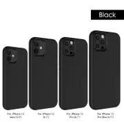 iPhone 12 Pro Max mini Case ZUSLAB Thin Soft Silicone Shockproof Cover For Apple Black For iPhone 12 mini With 1Pcs Premium Glass SP