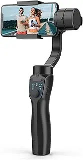 Smartphone Gimbal, 3-Axis Gimbal Stabilizer for Phone Camera, Anti Shake Video Recording Stabilizer, FPV & 3 Lock Mode, Bluetooh Control, Intelligent Gimbal for Video Recording