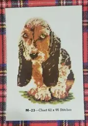 "Sad Sam" - three thread petit point kit by Jean McIntosh Patterns