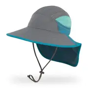 Sunday Afternoons Kids Ultra Adventure Hat - Cinder / Blue Mountain (Medium)