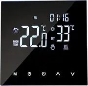 Intelligent Smart Thermostat, Digital Temperature Controller, Touch Screen LCD Display, Weekly Programmable Water Underfloor Heating and Gas Boiler Thermostat, Frost Protection for Home, School