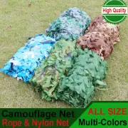 Camouflage Netting Army Net Camo Woodland Camping Hide Hunting Military Outdoor