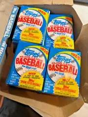 BASEBALL CARDS! 1989 Topps Baseball Cards Wax Packs 35 Unopened + OTHER!