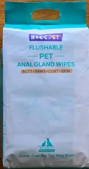 HICC PET Wipes for Dogs & Cats Cleansing Deodorizing & Soothing Allergy Infec...