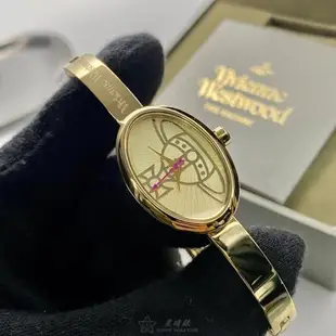 Vivienne Westwood手錶, 女錶 22mm, 32mm 銀橢圓形精鋼錶殼 白金色簡約, 中三針顯示錶面款 VW00008