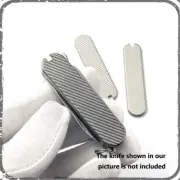1 Pair Custom Titanium Alloy Scales Set For 58mm Folding Knifes Replacement Part