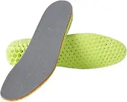Ipetboom Unisex Height Increase Insoles Comfortable Breathable Non-slip Inserts Size Grey