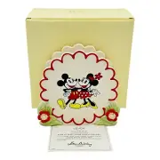 Lenox Disney Mickey Mouse Love At First Sight Napkin Holder NEW IN BOX & COA