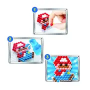 Aquabeads Super Mario Character Set Kids/Childrens Interactive Toy Playset 3+