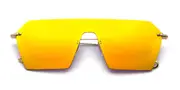 Eyepetizer Fortuny C.2-8C Men's Sunglasses Gold Size 45