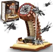 Deluxe Sandworm 1688pcs Building Block Set with Ornithopters - Gift for All Ages