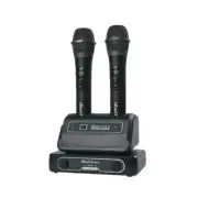 D'COM eve3 Professional Wireless Karaoke Microphone System Dcom Mic - Black