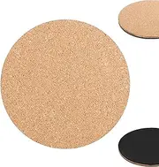 plant mat | pot coasters | waterproof cork coasters for plants, round cork mats for indoor plants and garden pots, plant saucer indoor