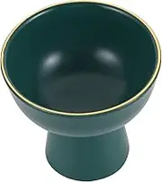 Mikinona Elegant Ceramic Tall Dessert Bowl for Jelly Yogurt Ice for Homes Cafes