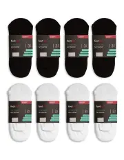 [Footlab] Casual No Show Cushioned Socks Size 5-8 24 Pack in Assorted