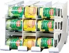 FIFO Pantry Storage Organizer Dispenser Rack for Canned Goods/Drinks, 54-Can