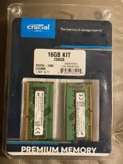 Crucial RAM 16GB Kit (2x8GB) DDR3 1600 MHz CL11 Memory CT2K102464BD160B