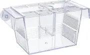 Aquarium Fish Breeding Box Acrylic Hatchery Incubator Tank with Suction