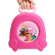 Kid Baby Toddler Toilet Portable Training Seat Travel Potty Urinal Pee Pot Chair 12693 CLARET