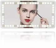 Car Sun Visor Vanity Mirror Rechargeable with 3 Light Modes & 60 LEDs,Mirror ...
