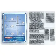 INDPRDO 175Pcs Stainless Steel Wood Screws Assortment Kit, #4#8#10 Phillips F...