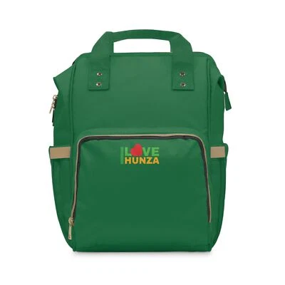 Multifunctional Diaper Backpack | Dark Green Color |I love hunza