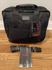 Brand New Tumi Deluxe SafeCase Expandable Computer Brief Case Ballistic Nylon