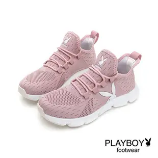 PLAYBOY 舒適plus 輕量緩震爆米花鞋-粉-【Yes 優質女鞋】