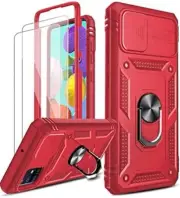 for Samsung Galaxy A51 Phone Case: A51 Case with Slide Camera Cover + [2 Packs]