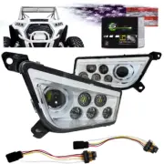 RZR LED Headlight Non Halo Polaris XP Turbo 1000, 900, General (White Non Halo)