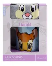 Official Disney Licensed Bambi & Thumper Mug & Socks Set