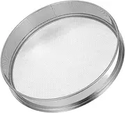 Stainless Steel Soil Sifter Garden Compost Acid Sifter Garden Sieve Strainer for Gardening Easy to Use Sifting Pan